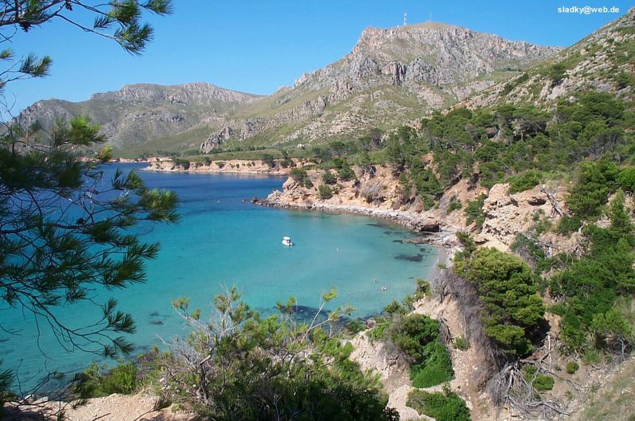 A coastal bay on Mallorca in the Balearic Islands