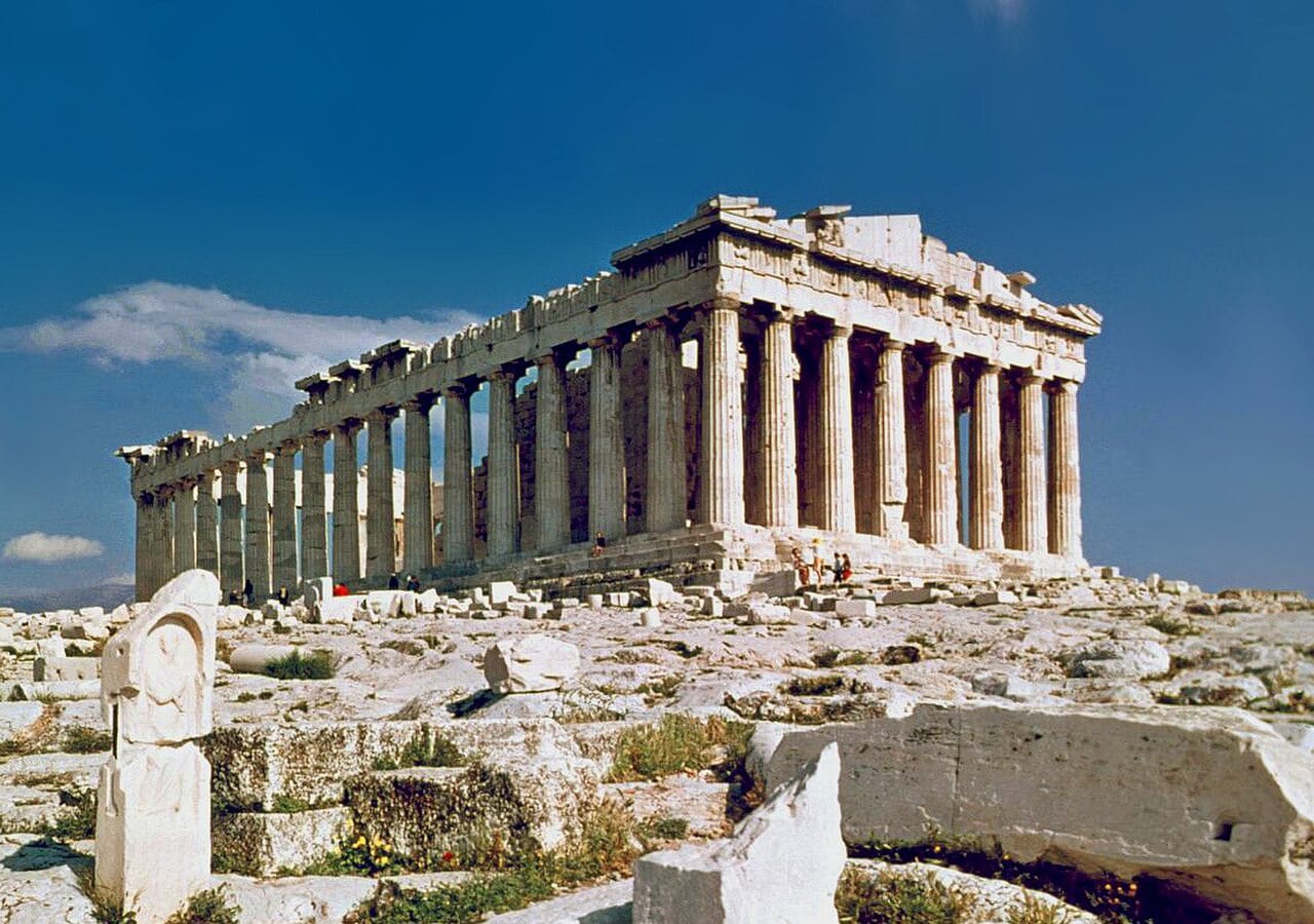 The Parthenon in Athens, Greece