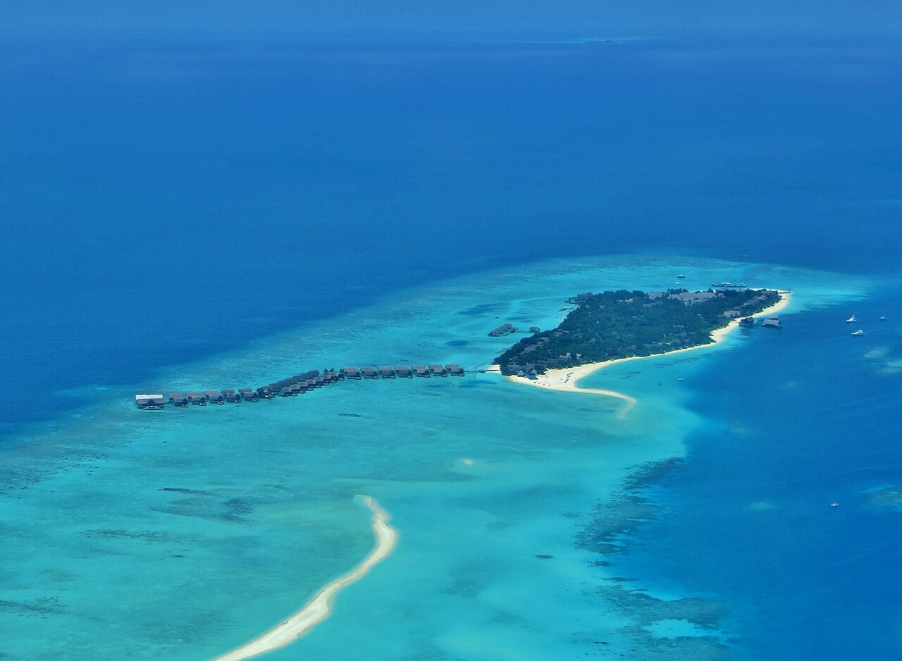 Landaa Giraavaru island in the Maldives
