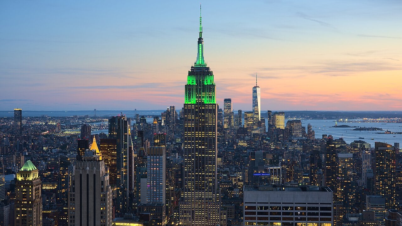 The Empire State Building and New York City skyline