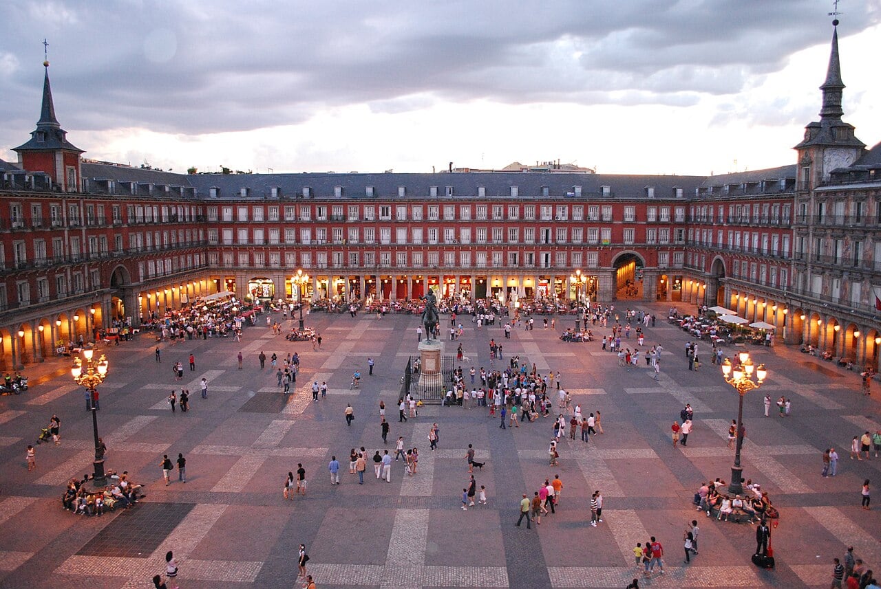 Plaza Mayor in Madrid, Spain