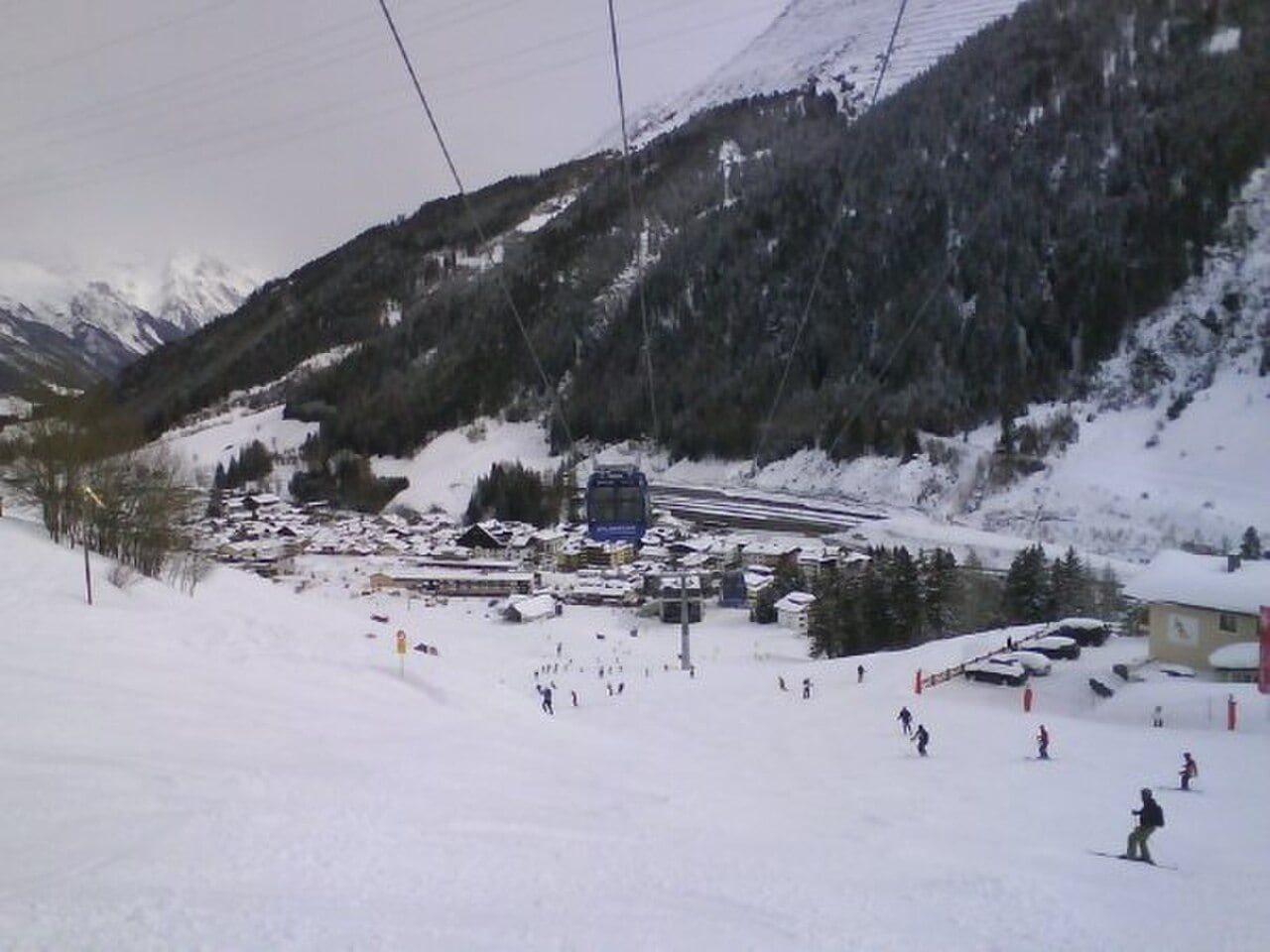 A view above St Anton am Arlberg